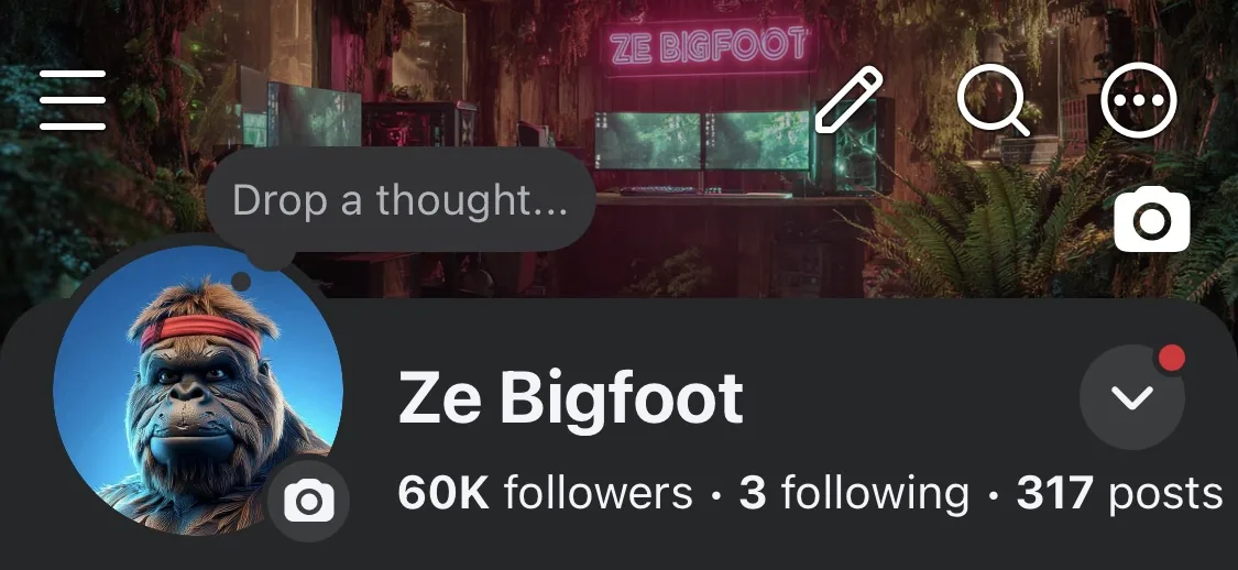 Page Facebook Ze Bigfoot